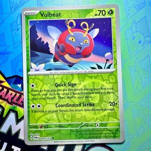 volbeat - reverse holo (009/167) - common — pokémon: twilight masquerade